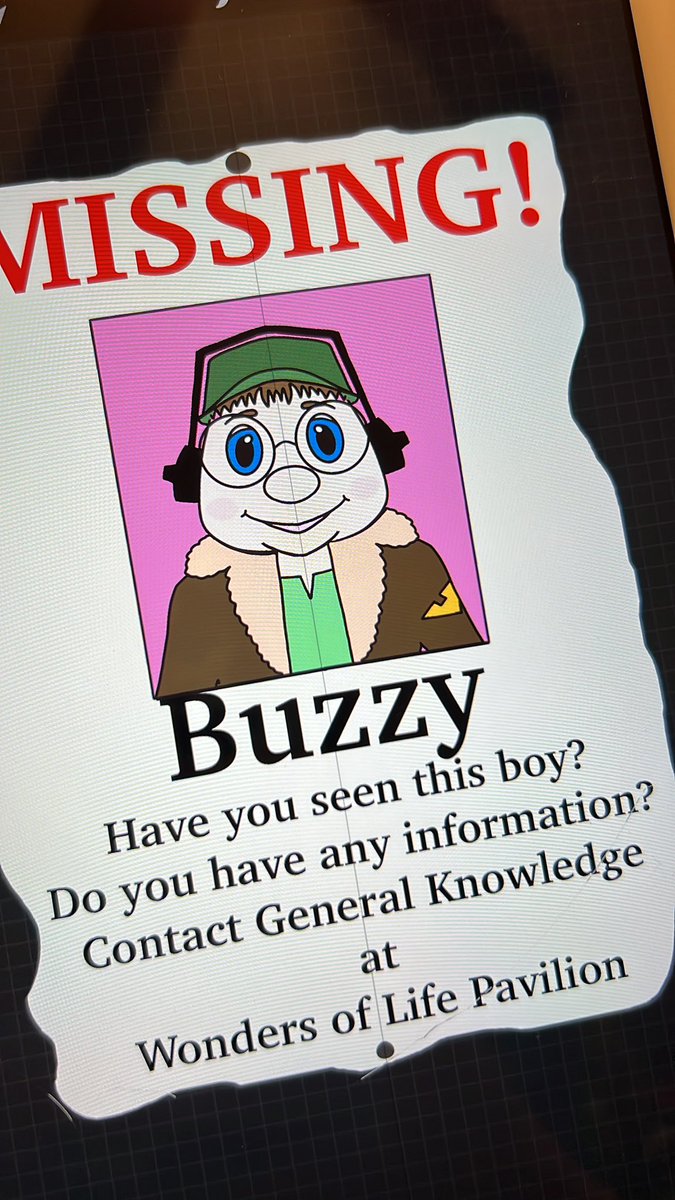 Anxious_Rogue's tweet photo. WHERE IS BUZZY????
My husband, @Wowenserio &amp; @JennyENicholson are the inspirations behind this new piece I’ve been working on 😂

Surprisingly, there’s a market for Buzzy &amp; Wonders of Life Pavilion on Etsy! So I’m thinking of making this into a sticker. 🤔

#buzzy #disney #wdw https://t.co/S6ZpwQXho3