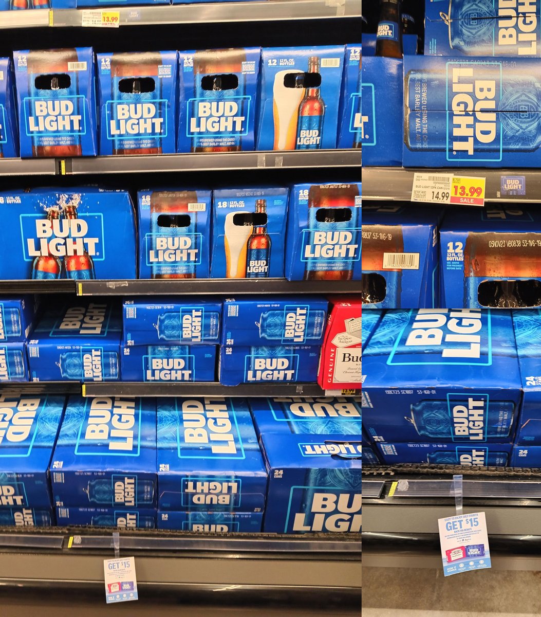 Apparently #BudLight sales r so bad you can now make money by purchasing. Sale $13.99 with a $15 rebate. 🍻😆