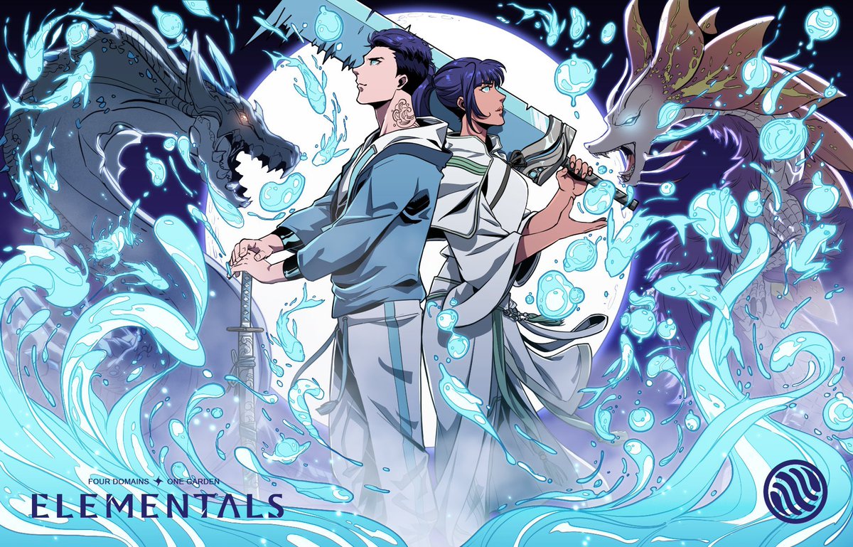 “The sea is your home, before your birth and after your death. The sea gives and the sea takes. Water connects all things: life to death, darkness to light.” 🌊

You already knew I was gonna drop a banger <a href="/Azuki/">Azuki</a> Elementals commission with my boy <a href="/KaxxiNFT/">Kaxxi</a>! ⛩️