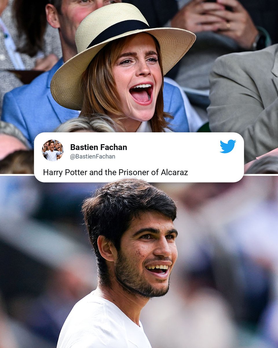 SportsCenter's tweet photo. Carlos Alcaraz was a wizard on the court 🪄

(h/t @BastienFachan) https://t.co/YEOTifx0tD