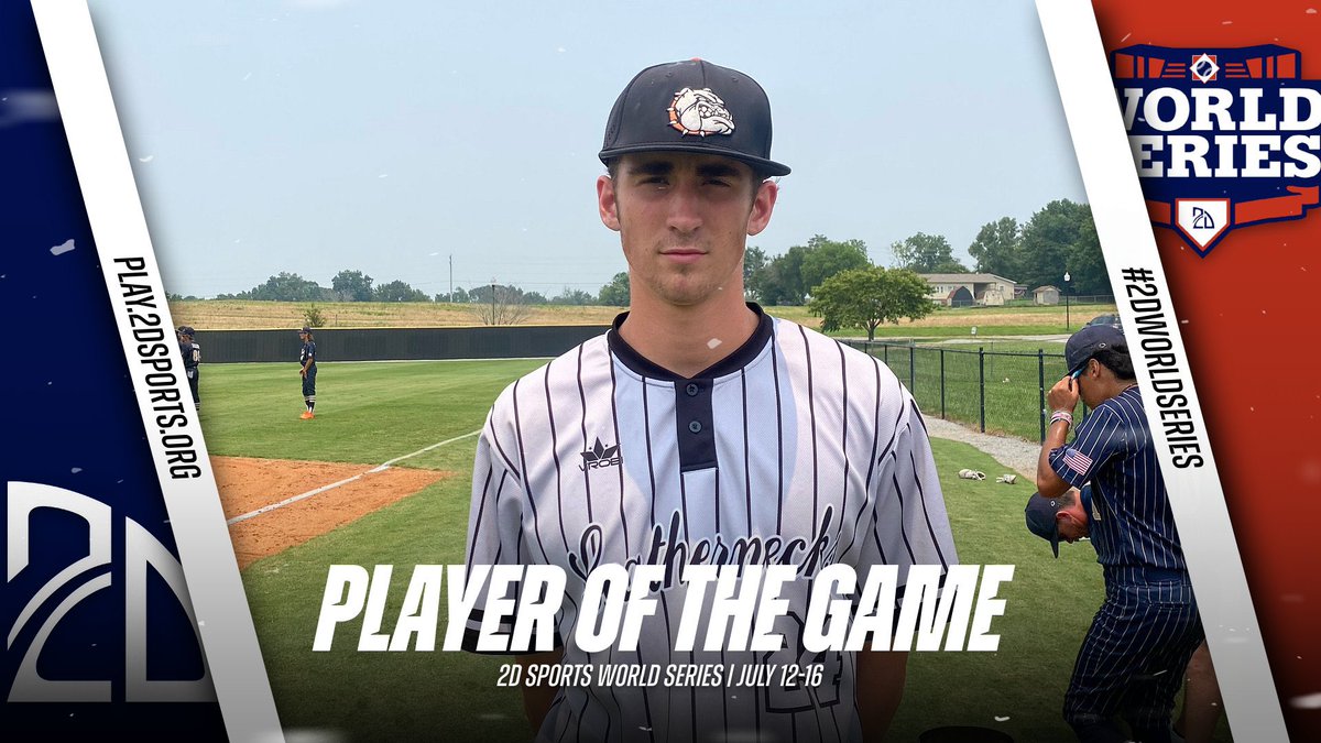 2D Sports Player of the Game (@2dsportspog) on Twitter photo ⭐️ PLAYER OF THE GAME ⭐️
Ayden Mcatee: 6IP 5H 1R 1BB 9K
Summer Team: Leathernecks 17U
#2DWorldSeries
<a href="/2DsportsTN/">2D Sports Tennessee</a> ⭐️ PLAYER OF THE GAME ⭐️
Ayden Mcatee: 6IP 5H 1R 1BB 9K
Summer Team: Leathernecks 17U
#2DWorldSeries
<a href="/2DsportsTN/">2D Sports Tennessee</a>