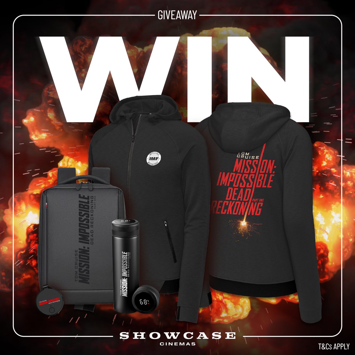 ShowcaseCinemas's tweet image. You’re going to want to accept this mission. To be in with the chance to win some epic MI: Dead Reckoning - Part One merch, simply like and retweet this post 💥

Good luck, film fans!

T&amp;amp;Cs: Entrants must be following this account. Competition closes 11:59pm 23 July.