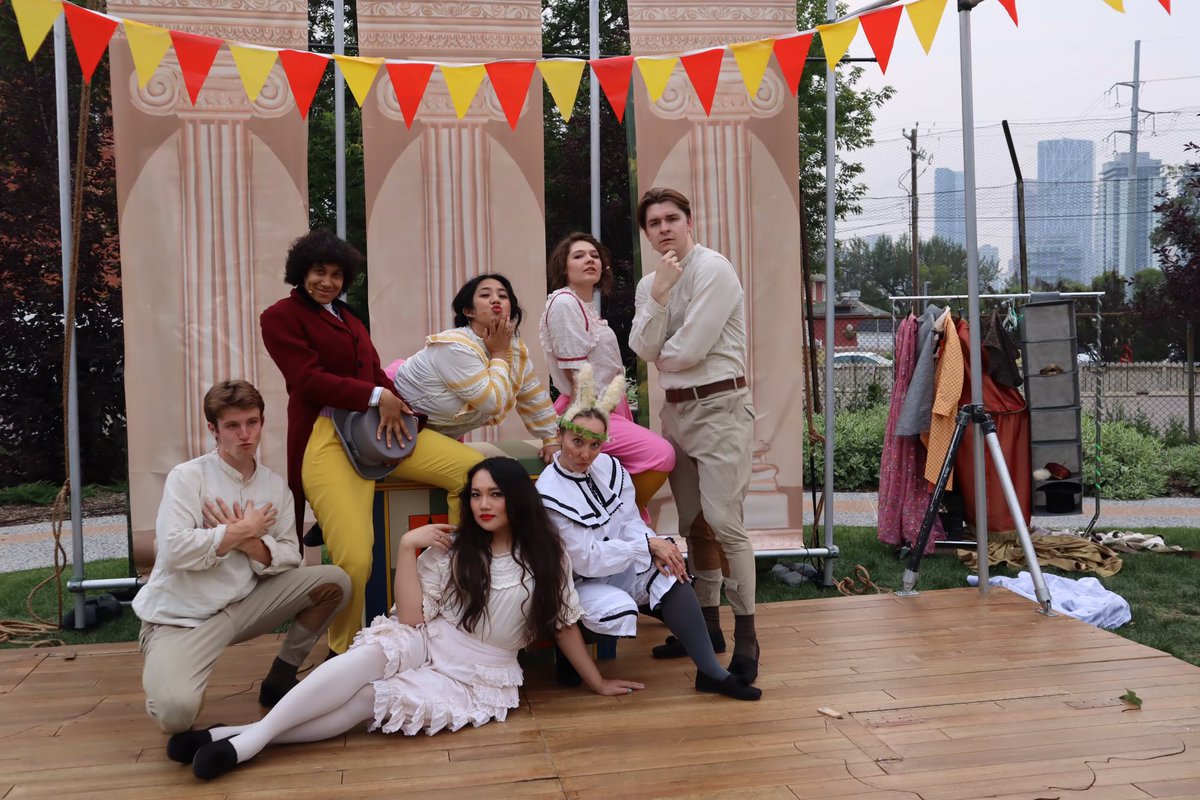 Midsummer Nights Dream. One play, 20 characters, 7 actors, 85 minutes. Shakes-GO! ⁦<a href="/TheatreCalgary/">Theatre Calgary</a>⁩ #shakespeareonthego