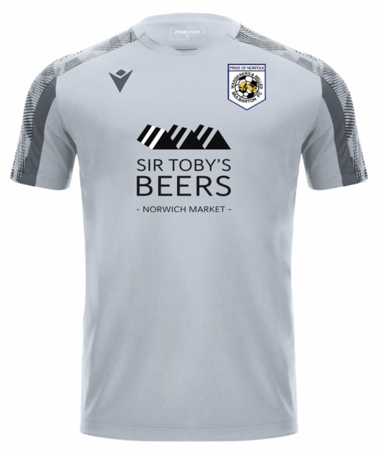 NEW TEAM SPONSOR 🔵⚫️

Another sponsor added to our 23-24 season, sees the introduction of our new away kit partnership with @sirtobysbeers.

Sir Toby’s stall on Norwich Market is home to over 100 different beers. If you haven’t visited these guys yet - check them out! 🍺

#MWFC