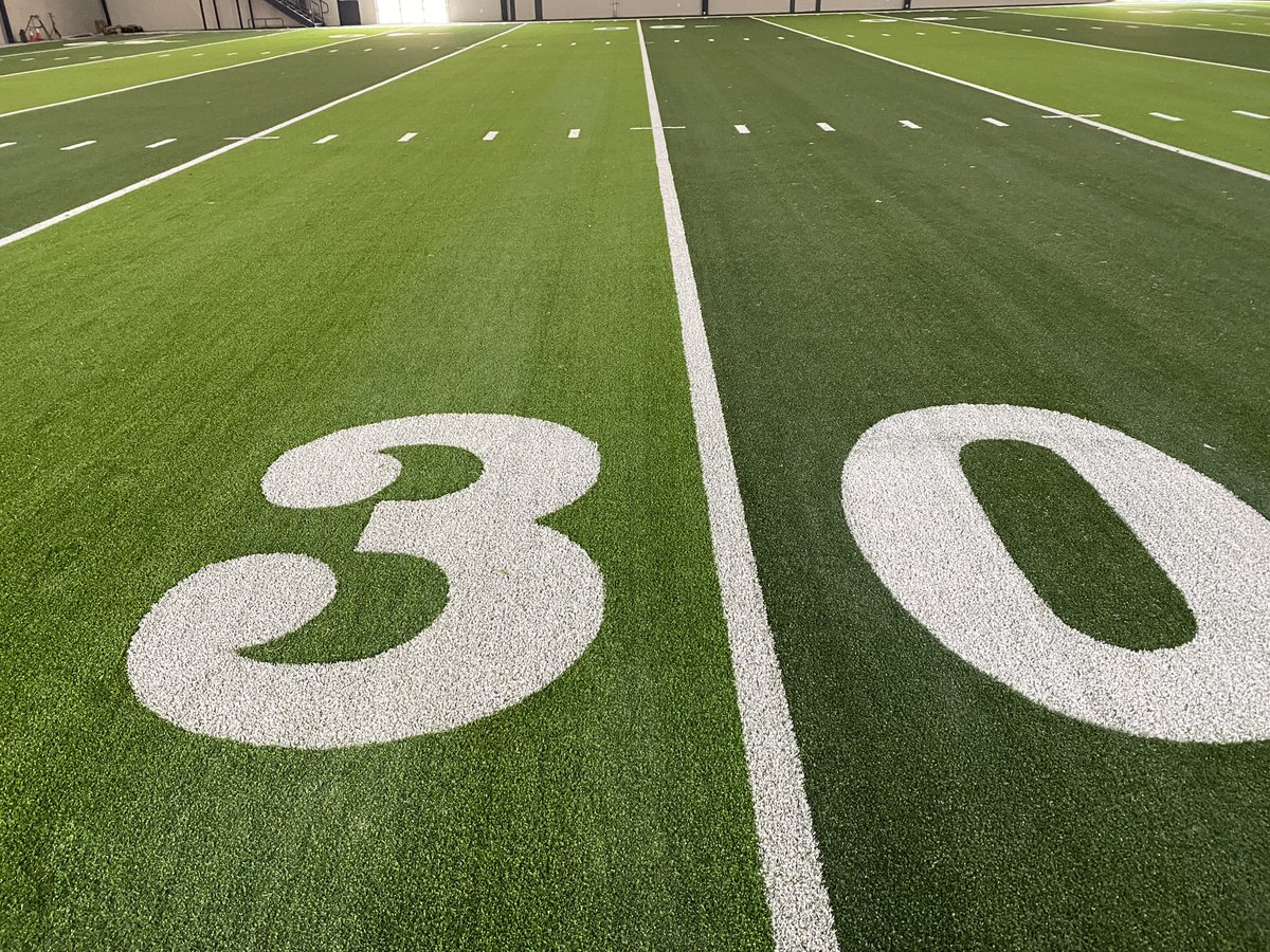coachbdawson's tweet photo. @ShilohSaintsFB the first  #GeoGreen non infill turf as a playing surface! The future of turf is here! @GeoSurfaces https://t.co/BmoVr0MSVa