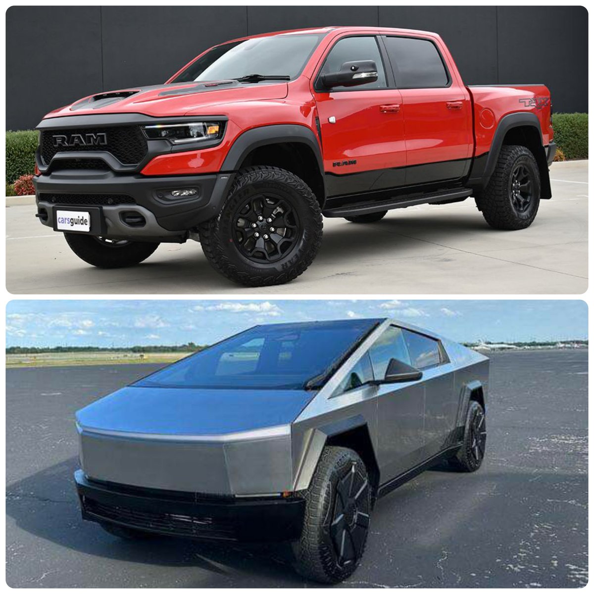 Mopar_Logic's tweet image. Top or bottom??

#ramtrx #ram #truck #Mopar #MoparOrNoCar #v8 #tesla #Cybertruck #4x4 #offroad