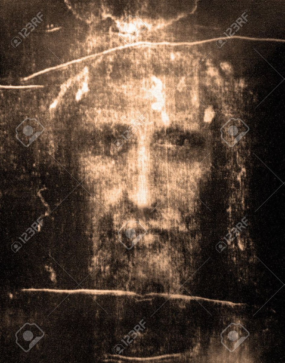 Another view of 'Jesus''  face from the Shroud of Turin. Lord Jesus Lord Jesus #LordJesus #shroudofturin