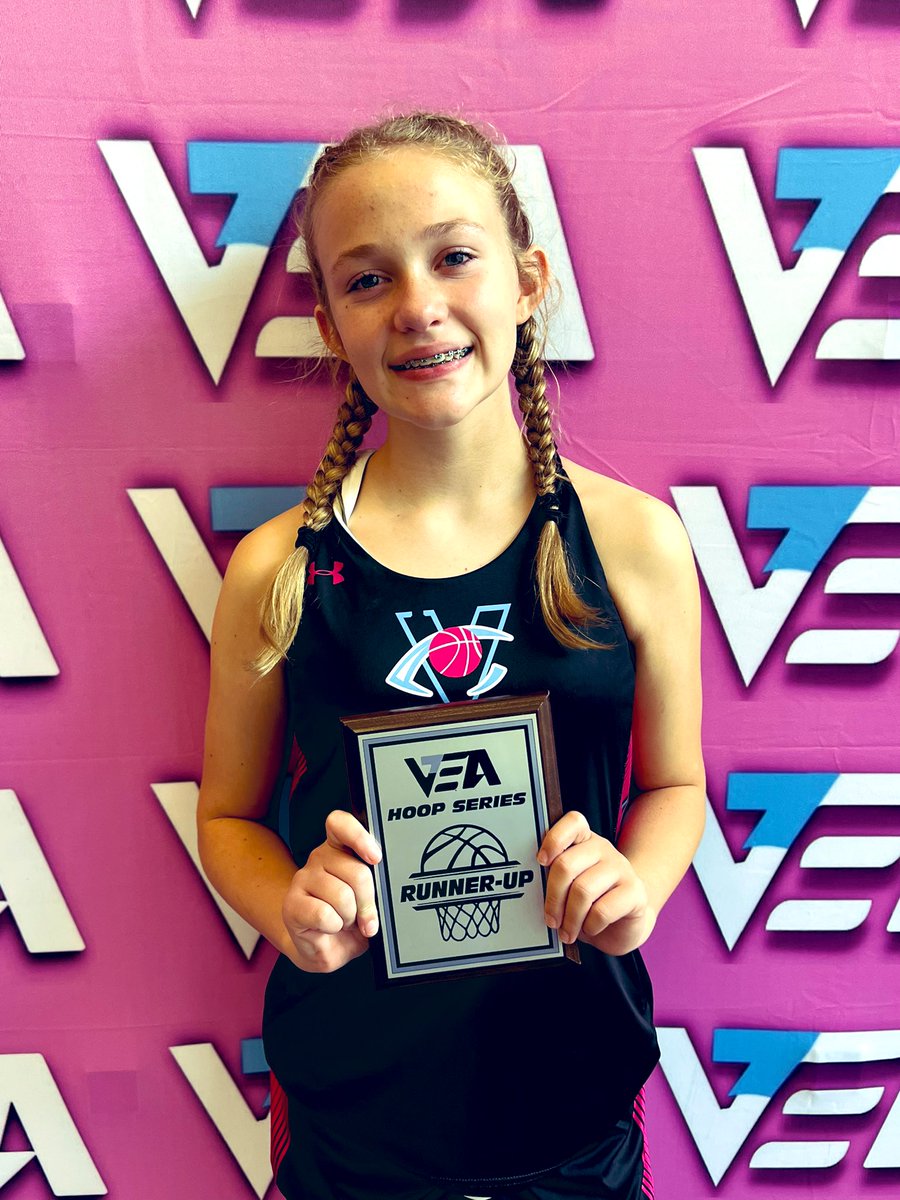 scarletfsmith's tweet photo. Runner up in the VEA Summer Heat Tournament 💖🏀🖤 Proud of these girls! #my23 #LadyVision @BellaClaire09 @VEL_Ballas2027 https://t.co/fdi6UWIpZ4