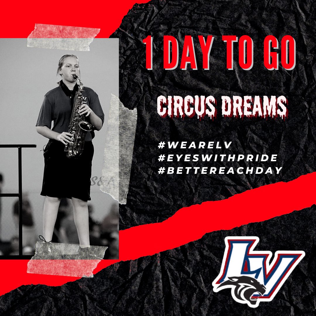 1 more sleep until the ‘23 season officially begins!

The Band room will be open by 4pm and we will start inside with instruments and music promptly at 5pm!

Mr. Barrett will send out an equipment reminder on the Band App and Google Classroom later today!

#WeAreLV #EyesWithPride