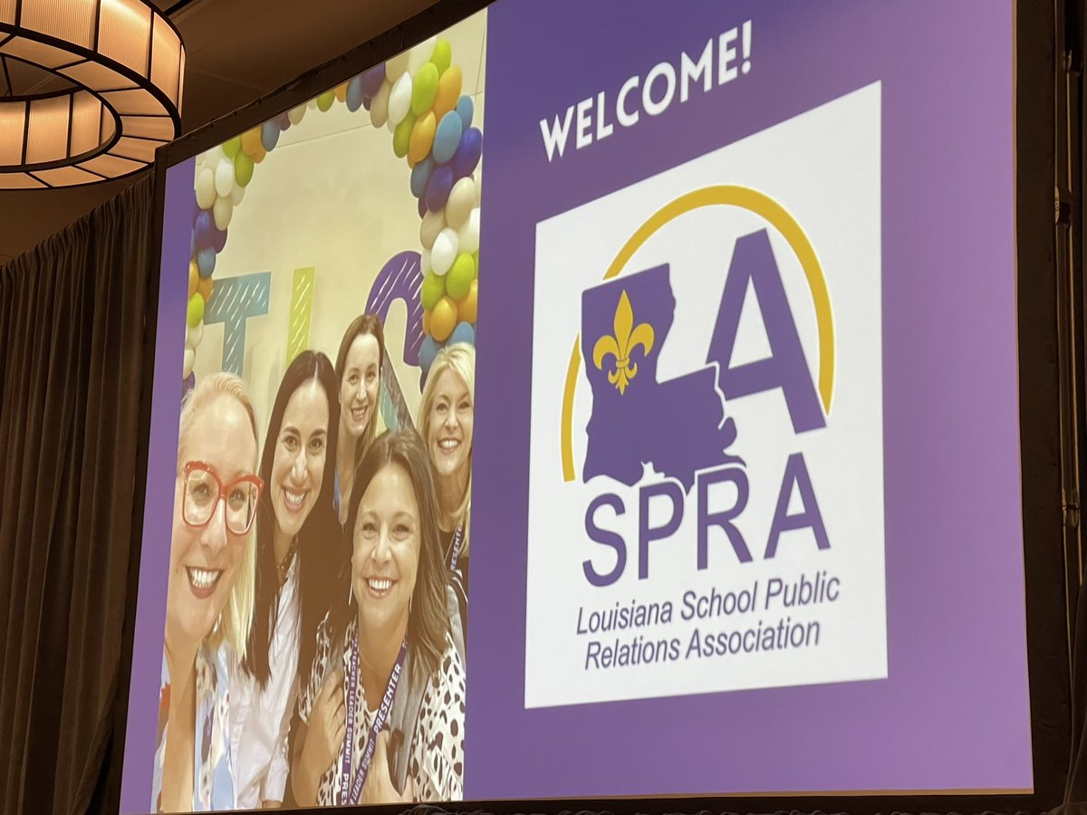 tbeasleyjr's tweet photo. The Louisiana School Public Relations Association recognized at national #NSPRA conference. Newest @NSPRA chapter. Elevating the role of school communications in Louisiana. https://t.co/tLbkMqXGsD
