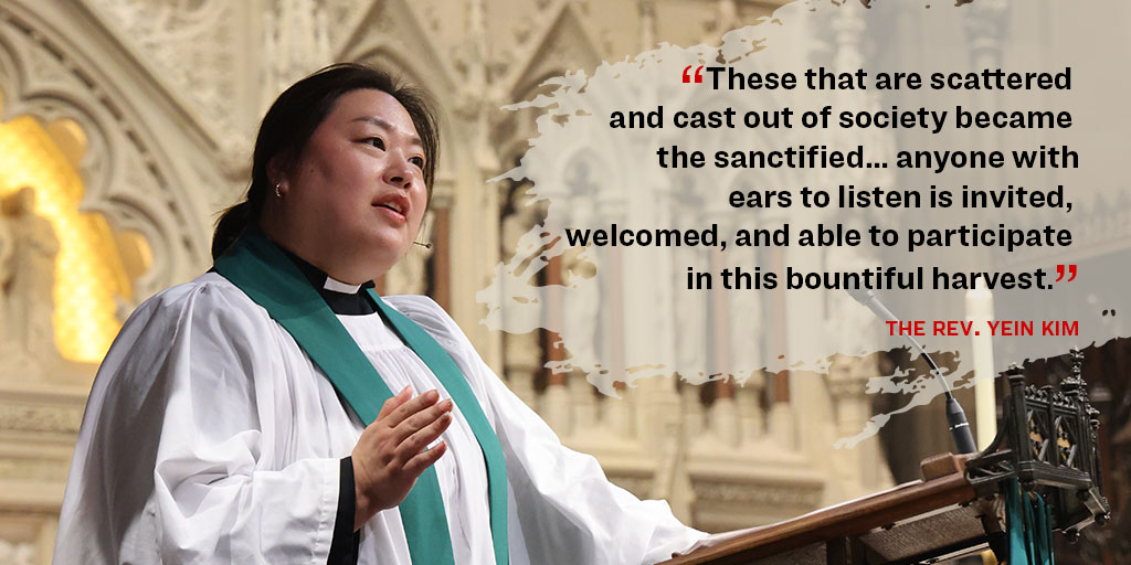 TrinityChrchNYC's tweet image. Reflecting on the #ParableoftheSower, the Rev. Yein Kim connects Octavia Butler’s novel with today’s Gospel reading, illustrating how the power of love &amp;amp; the vision of community can be sown &amp;amp; grown even in the most hostile environments. Watch the sermon: ow.ly/k9UH50PcoXP