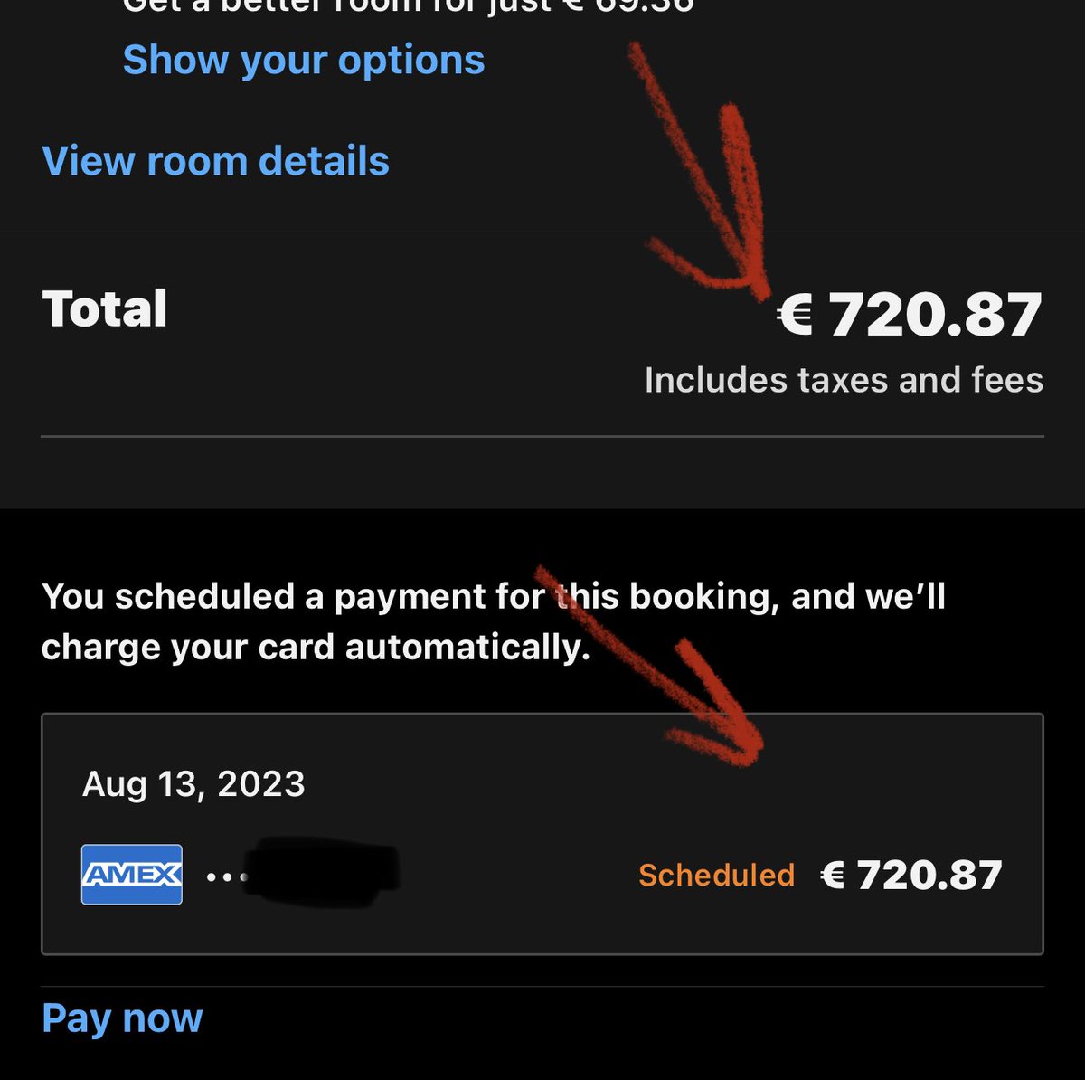 Bella_Hov's tweet photo. @bookingcom - bunch of thieves. They overcharge your credit card and when you notice the discrepancy, instead of issuing a refund and making the correction, they change your booking info so they don’t have to refund you. 

Double check your reservations people! https://t.co/6T1GIl0GlH