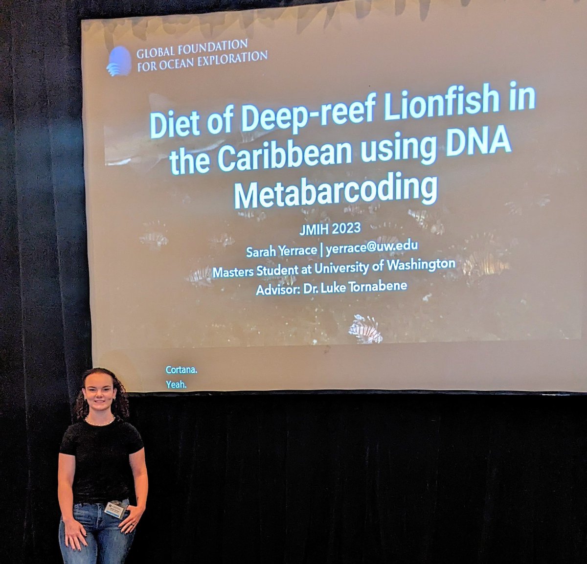 Great time at #jmih23 🐟 I gave a lightning talk to the largest audience I personally have been in front of. Looking forward to presenting again next year @IchsAndHerps