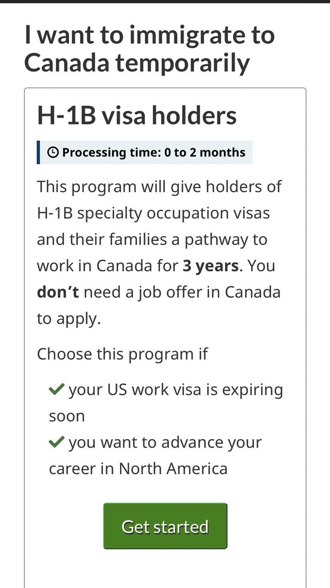 Canada officially launches website application for H-1B visa holders in the United States to migrate north, taking away thousands of high skilled immigrants from the U.S. economy.
canada.ca/en/immigration…