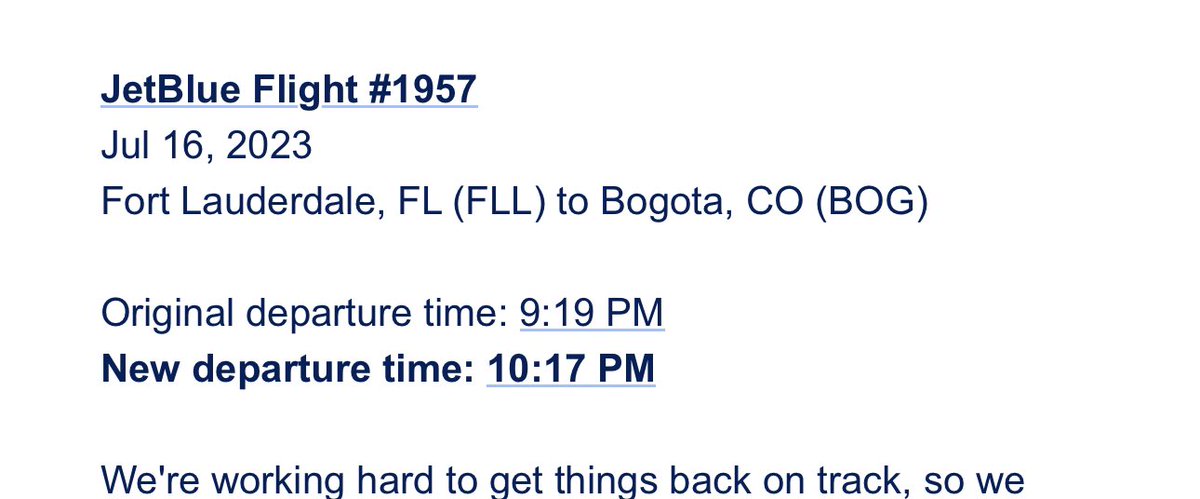 mariailopezp's tweet photo. @JetBlue Ones again!!! Is this flight also going to be canceled or delayed more than 5 times? I HAVE TO GET HOME WHERE MY CHILDRENS ARE!! Please help me!! https://t.co/N697RKPLJj