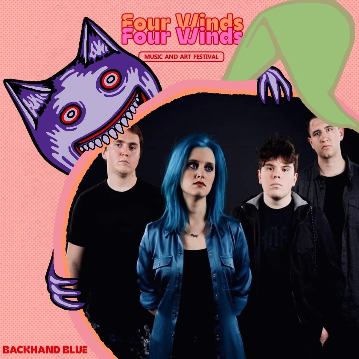 Ayooo @backhandblueofficial is playing THREE festivals at the end of this month (two of which are in my GLORIOUS home state of OHIO)! Hope to see you there!

(7/22) Cincinnati- <a href="/LegendsBar513/">Legends Bar & Venue</a>
(7/28) Portsmouth- #FinalFriday #Portstock
(7/29) Sioux Falls- #FourWindsMusicandArtFest