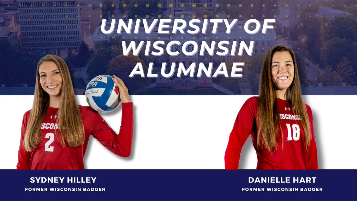 OmahaSupernovas's tweet image. What are 2 things that Sydney Hilley @sydneyhilley and Danielle Hart @danielllehart have in common? Their alma mater and an @NCAA National Championship! ❤️ 🏐

We are ecstatic to have these former Badgers @BadgerVBall on #TeamOmaha! 💥

#NeProVb #RealProVb #ProVolleyball