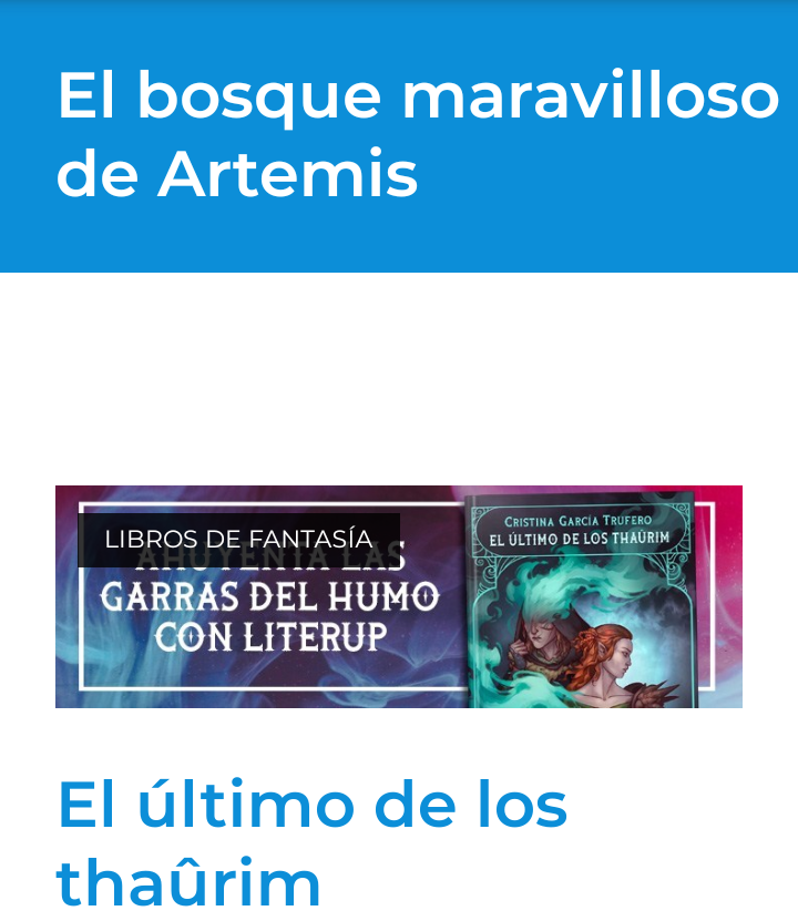 diavaldom's tweet photo. “El último de los thaûrim”, de @Cris_GarciaPer, desarrolla el #ProyectoValidas de @LiterUpES: Vaalir es víctima del humo, elemento mágico que simboliza la enfermedad del Alzheimer y, por otra parte, su escudera Magog ha perdido un brazo. #fantasia
https://t.co/jVgqat7TWD https://t.co/ICG80zMjRF