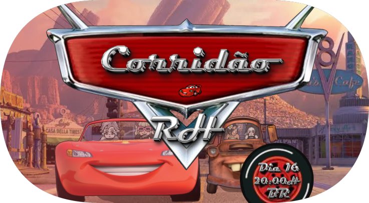 rhabblet's tweet image. Velocidade, eu sou a velocidade. Eu sou mais do que rápido, mais do que veloz… Eu sou o Relâmpago! 🏎️⚡️

Hoje às 20h BR, Relâmpago Macqueen te aguarda para mais uma Copa Pistão! 🏆

Procure por: PromotoriaRH no navegador de quartos e garanta um emblema exclusivo!