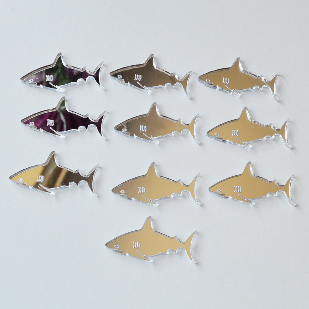 Check out this product 😍 Ocean Swimming Shark Mini Craft Sized Acrylic Mirrors (10Pk) 😍 
by Suave Petal starting at £5.99. 
Show now 👉👉 shortlink.store/yo9obo4jtipy