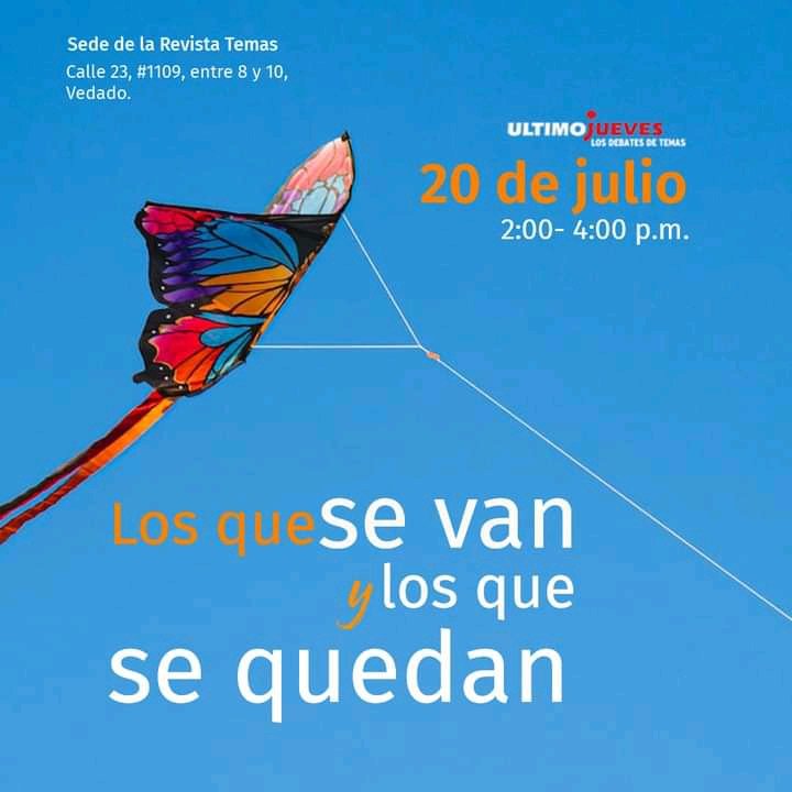 elisitalp123's tweet photo. La revista #Temas invita a participar del panel.
Estará integrado por un grupo de especialistas de nuestro #CEDEM, el #CIPI, Casa de las Américas, la Facultad de Psicología de la UH y la UNAM.
#CubaViveYTrabaja
#MiMóvilEsPatria https://t.co/p0LK4McwZb