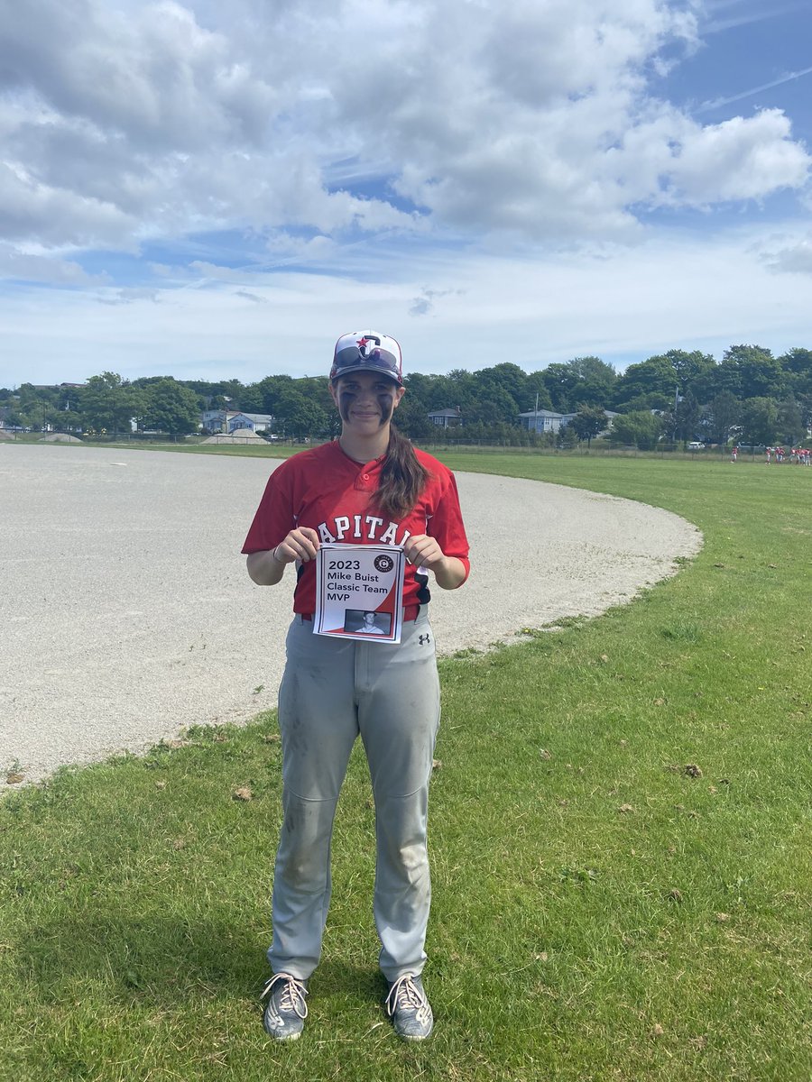 Great weekend for the #16UAA <a href="/capsgirls/">Caps Girls Baseball</a> as they finish with 2 wins and 2 losses at the #MBC2023 Lots of great plays made in the field this weekend including a rare, but greatly executed TRIPLE PLAY!!! Our team MVP is Jenny Murphy, who shut down games twice to seal our wins!