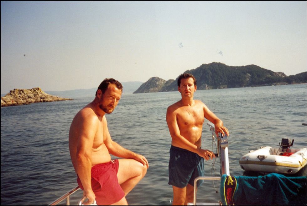 Feijóo y narcotraficante.