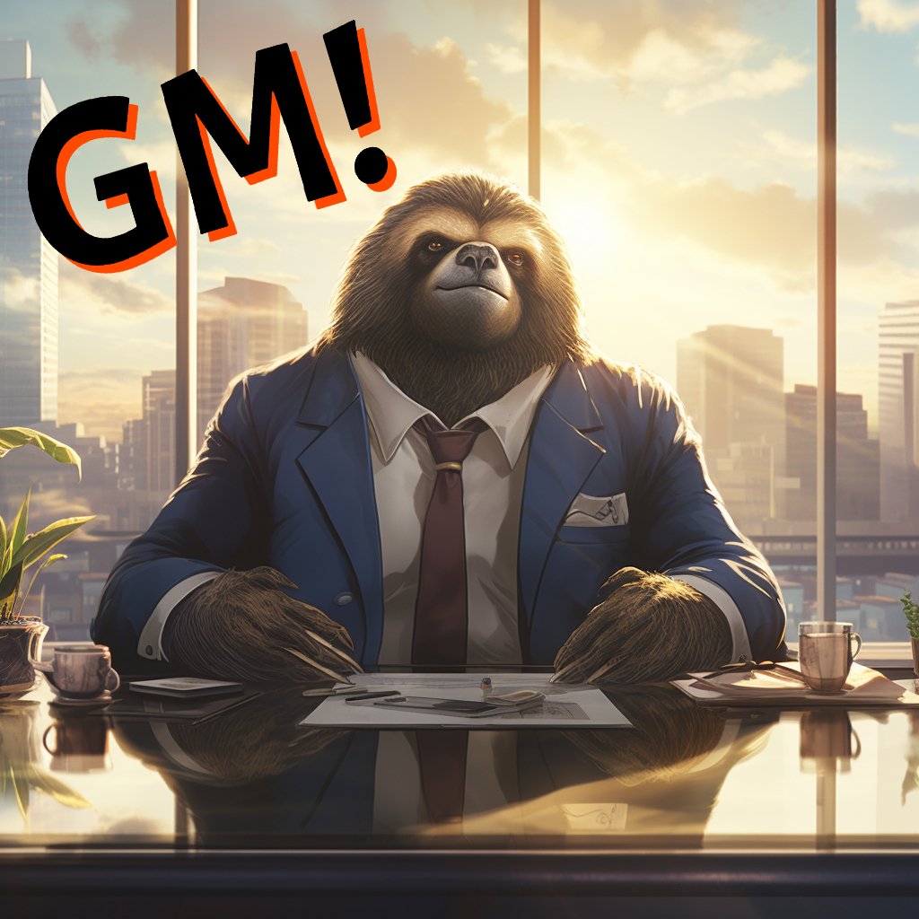 0xSlothETH's tweet image. Good morning all! It costs 0$ to say it back!💙
This #Mondaymorning is giving me good vibes - I am sure that we will crush this week again and continue building! ✨
My personal goal for this week - hit the 2300👀