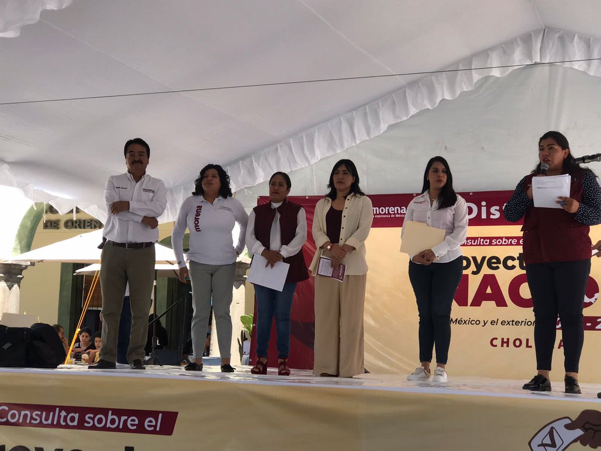 MironTerron's tweet image. Para consolidar el #ProyectoDeNación  que anhelamos, es necesario  consultar al #Pueblo. 
Fue un honor poder estar en la #1ra Consulta Sobre el Proyecto de Nación, realizada en la cabecera del
#Distrito10 San Pedro Cholula.