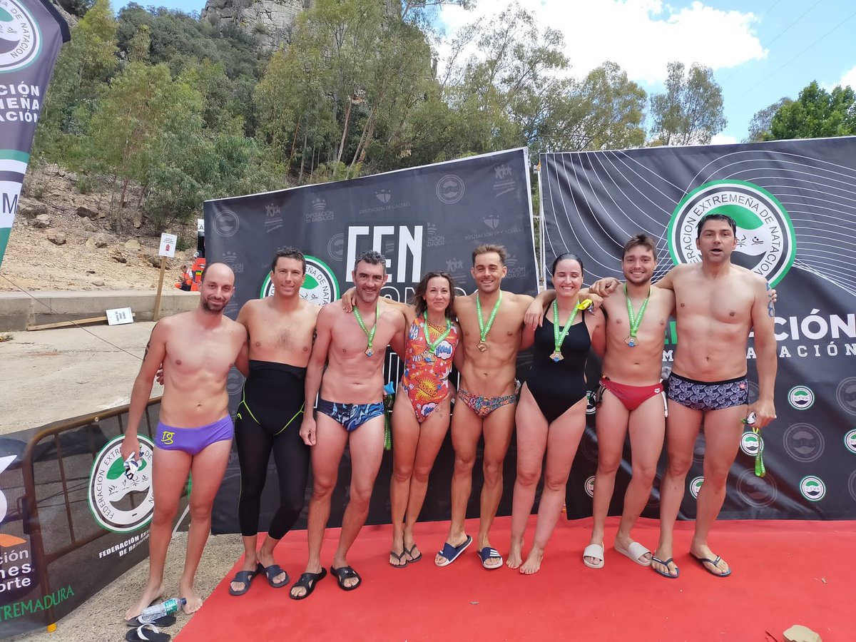 CnbMasters's tweet photo. Ayer, 15 de julio, se celebró la “Segunda Etapa del Circuito Extremeño de Aguas Abiertas”.
En esta ocasión nos tocó nadar en la playa de Puerto Peña, Talarrubias. Un total de 11 de nuestros nadadores/as se desplazaron para disputarla.
🦁🦁🦁⬇️⬇️⬇️ https://t.co/bKq9etjJfC