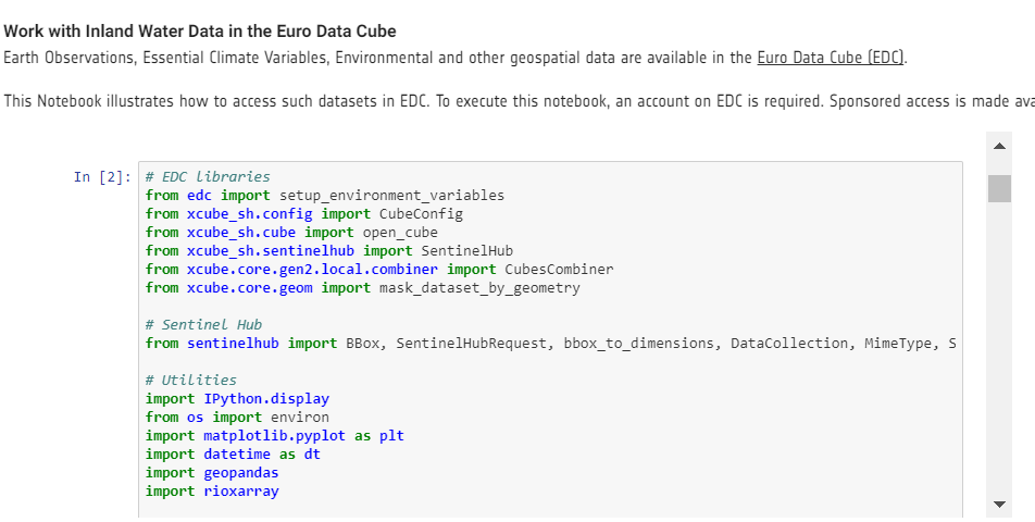 EO_OPEN_SCIENCE's tweet image. .@Schpidi (@eox_a ) is demonstrating how to access and work with @CopernicusEU Sentinel-2 data in the @eurodatacube to analize inland water bodies. This notebook is available in this story 

Check out the notebook! #eodash 
📍Room 104 @igarss #IGARSS2023
📖eodashboard.org/story?id=lakes…