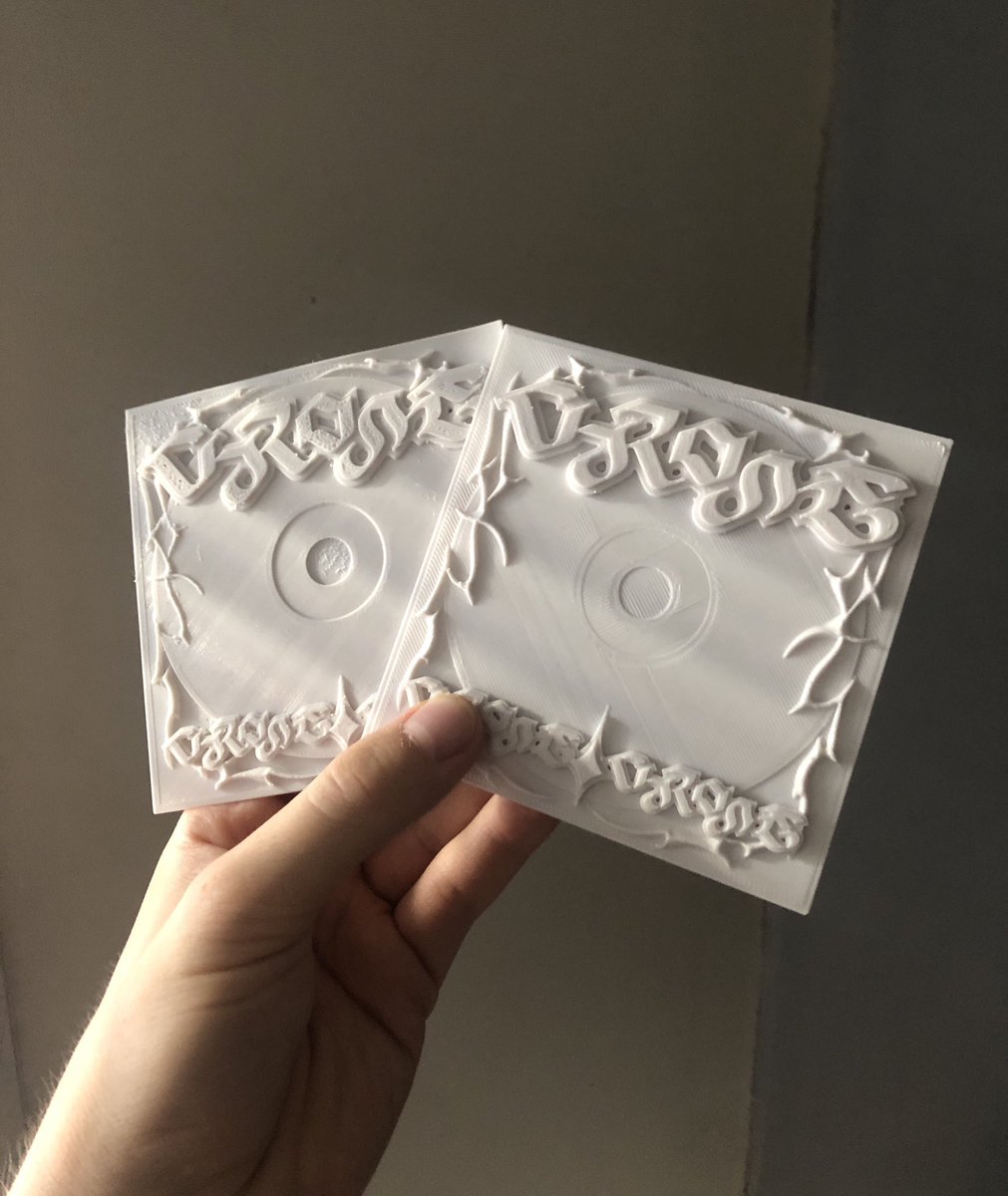 first 3d prints 🌟