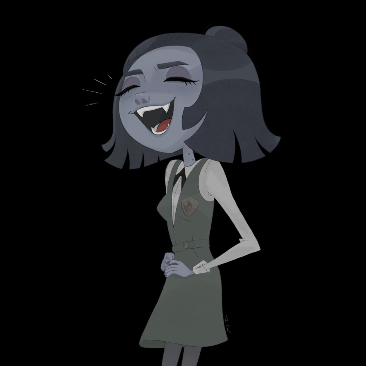 I love revisiting my vampire girl character ♥️