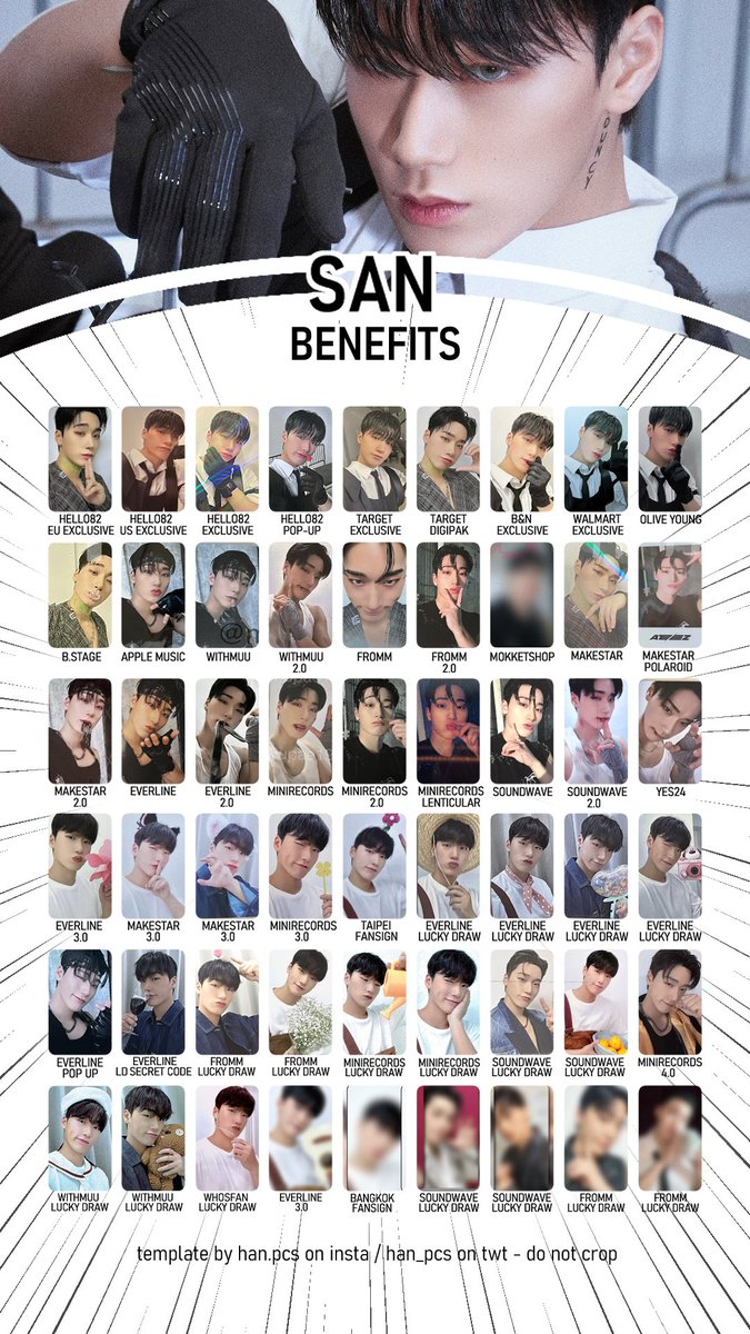 ATEEZ The World Ep 2: Outlaw pre-order benefit pc template