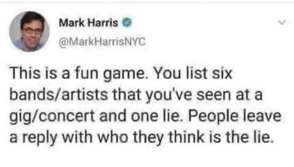 Nine Inch Nails
Aerosmith
Foo Fighters
System of a Down
Train
REM
The Script