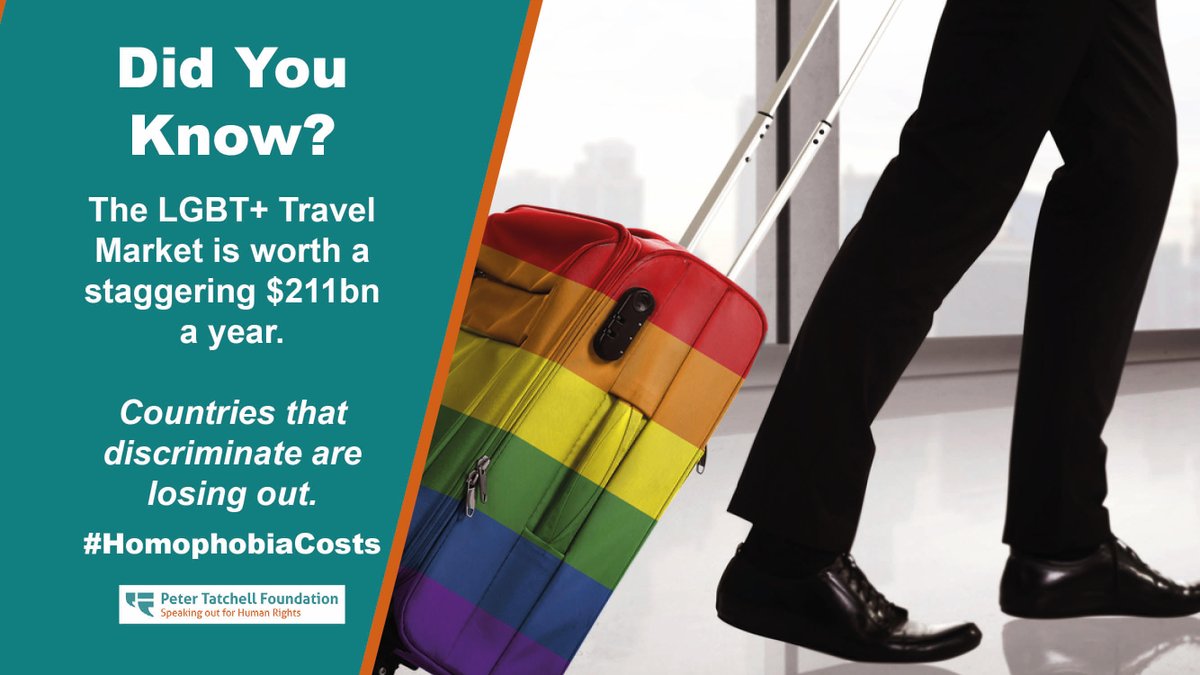 Our report, The Economic Cost of Homophobia, shows that anti-gay countries are damaging their economies: 
Loss of LGBT+ tourist revenue. Less foreign aid &amp; investment. Brain drain as talented LGBTs migrate to gay-friendly countries. READ: petertatchellfoundation.org/wp-content/upl…
#HomophobiaCosts