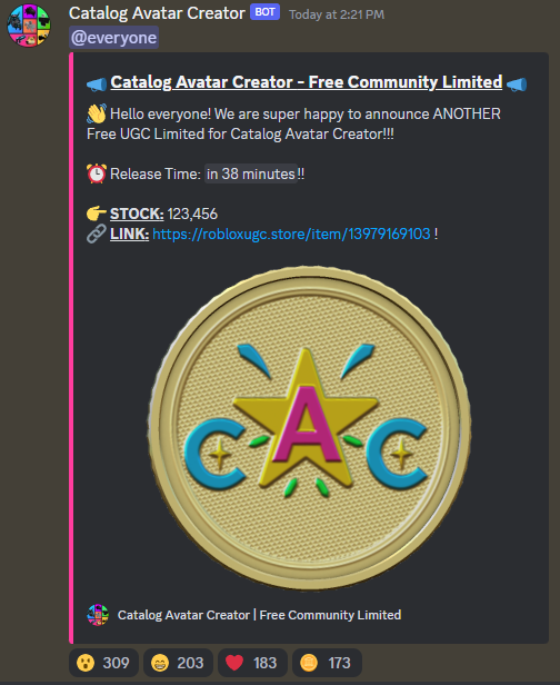 Catalog Avatar Creator – Discord