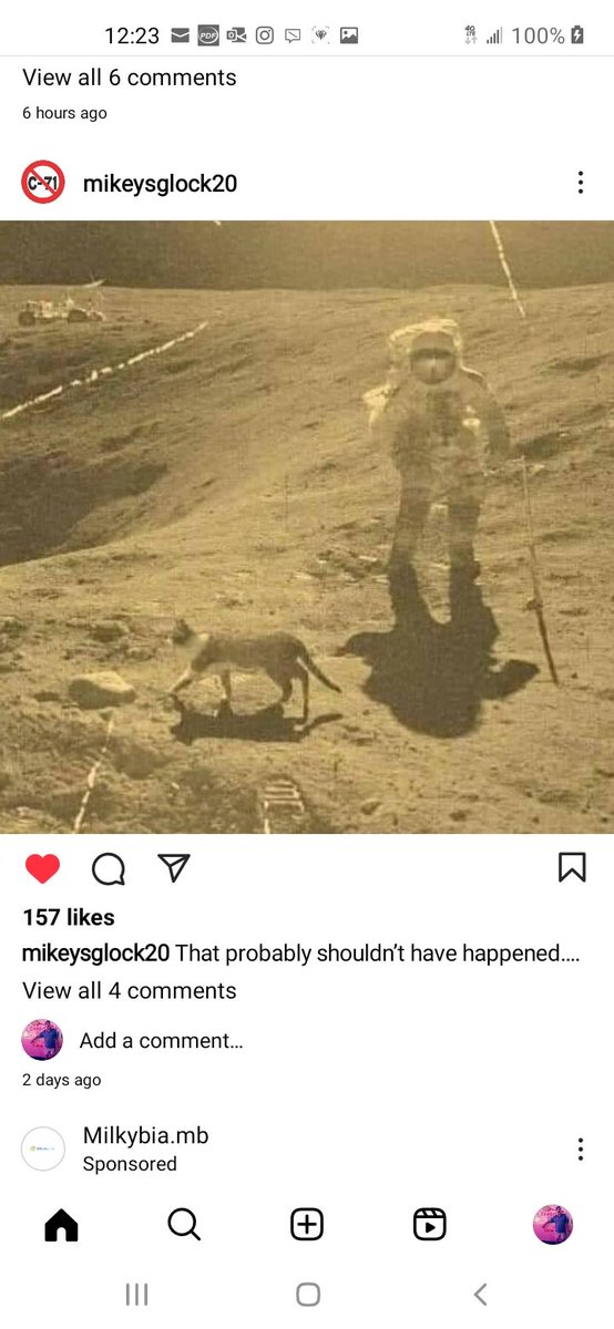 If you believe man walked on the moon. Lol