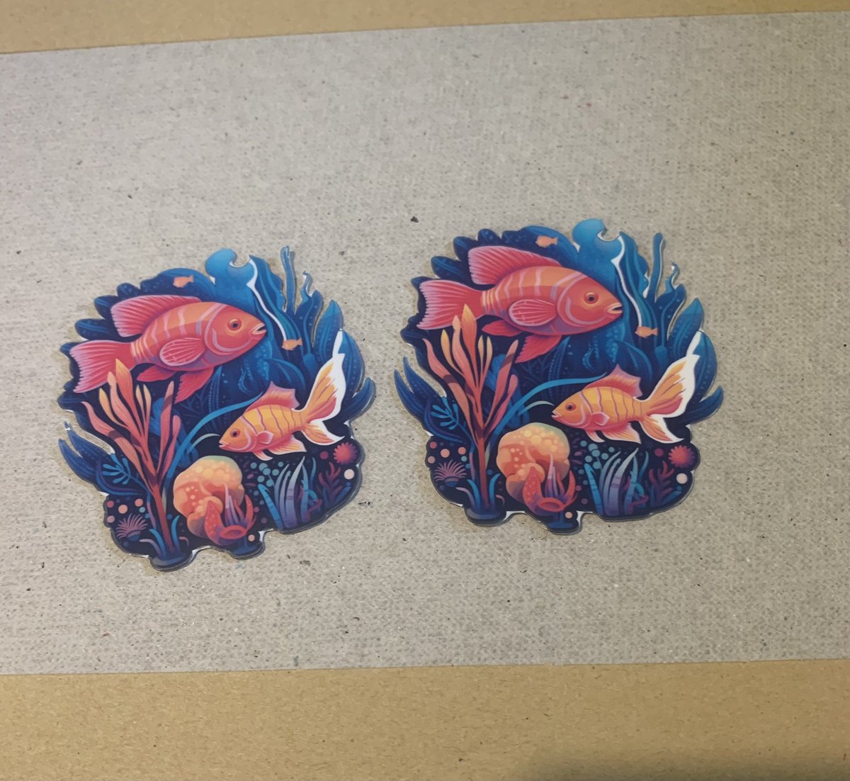 Our Underwater Realm Sticker at 2 inches #MagicalOceansticker #MysticalSea #Enchanting #Marine #fish #sealife #mhhsbd #reef #marinelife