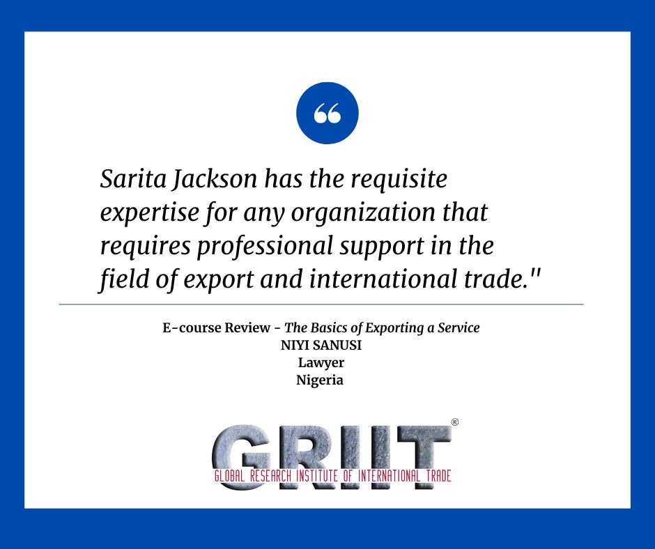 IntlTradExaminr's tweet photo. Two more weeks = official launch of our e-course on exporting a service. Here is what one person had to say about his experience. Sign up today for 1/2 off for 1st 60 registrants until 8/31! https://t.co/TuQEQrMtGV (e-learning tab). https://t.co/5ry49Xzfmj