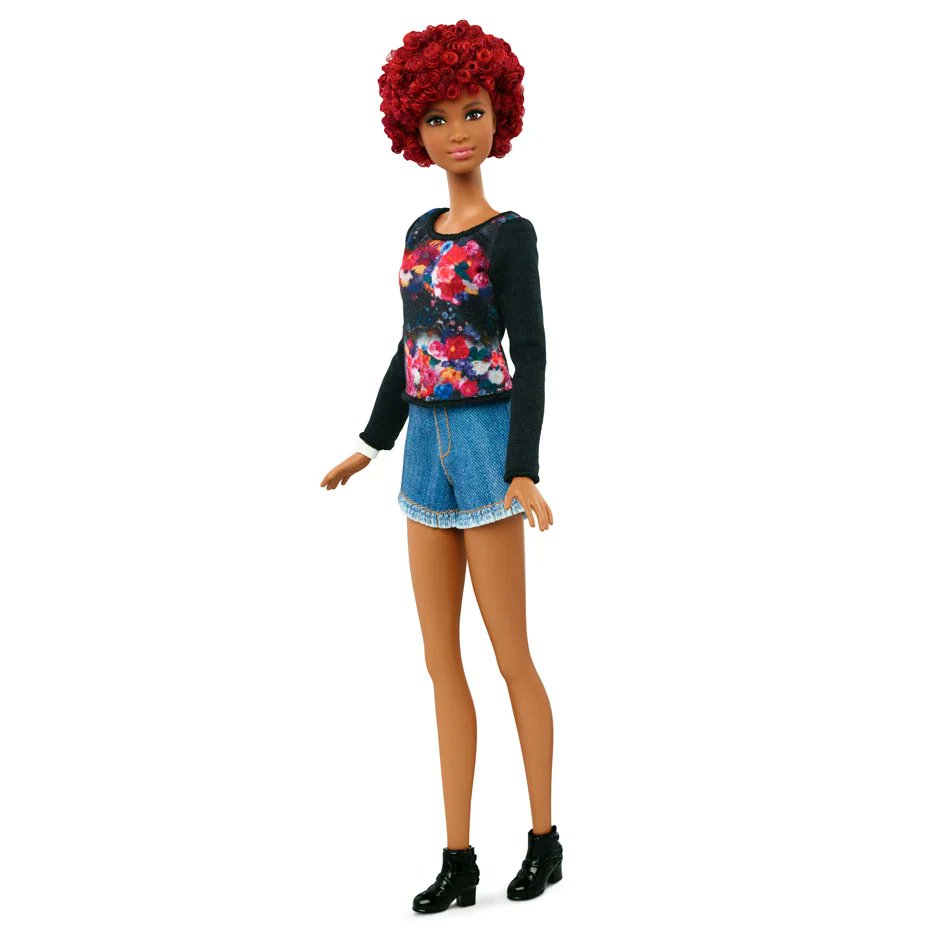 QueenMab87's tweet image. In 2016 Barbie finally introduced new body types that were more inclusive and has also introduced dolls in more skin tones and hair styles. Barbie has had 35 skin types, 97 hairstyles and 9 body types. /13