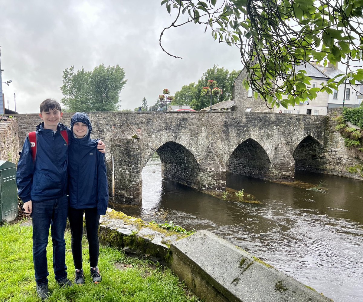 We enjoyed Trim and Trim Castle yesterday except for the rain and wind. #Trim #TrimCastle #Ireland ⁦@CaylorProfesor⁩