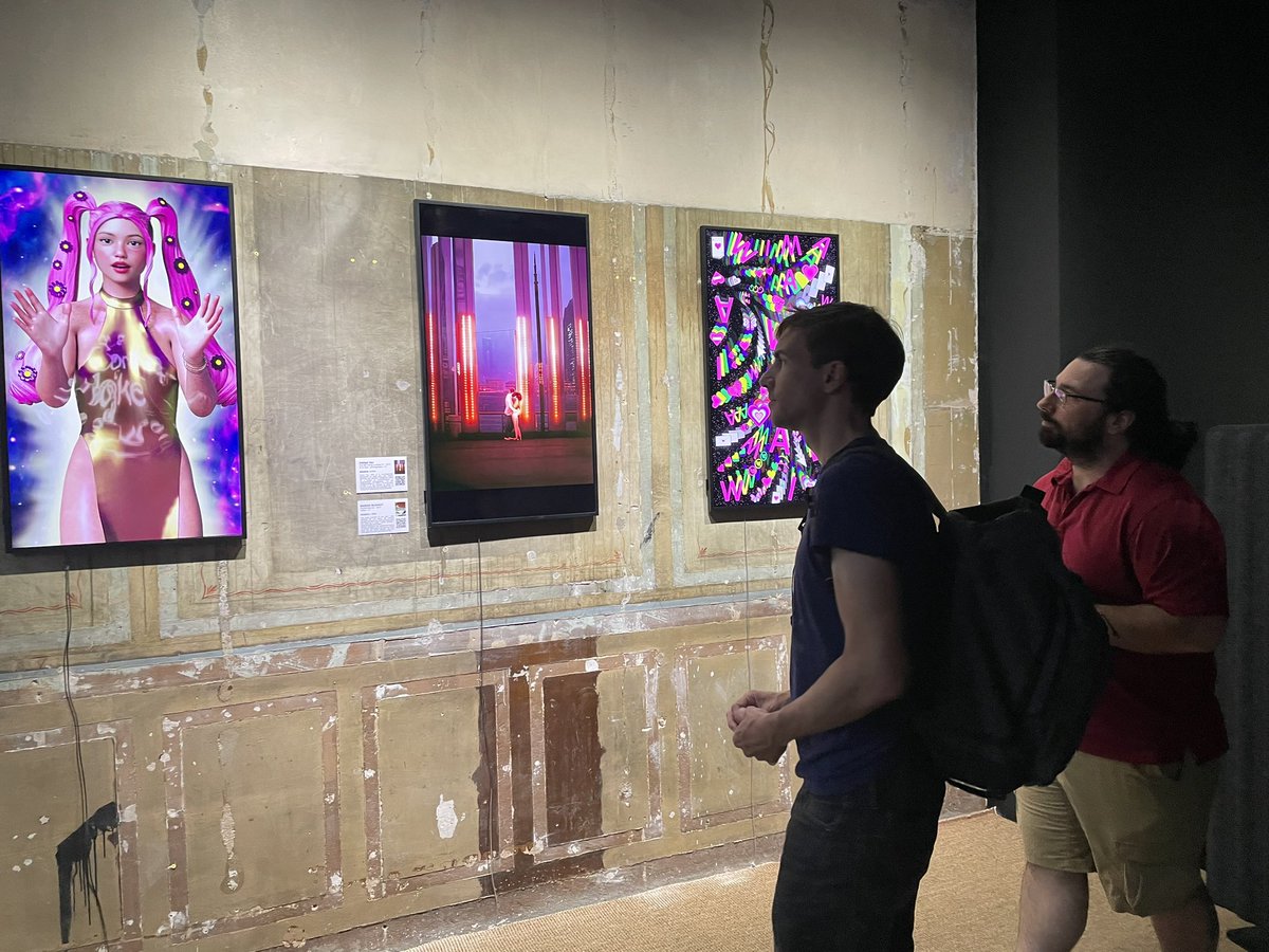 cryptobadies's tweet photo. Curation is just amazing ! Well done @ARTGIRLS8 @Jessy_Jeanne and all the @gxrlsrevolution team 💕💕💕 https://t.co/VlUcPpdBOE