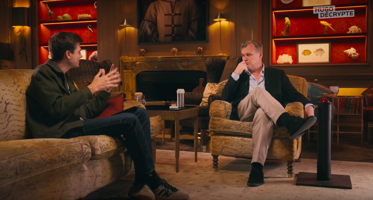 Several revelations from Christopher Nolan following his new interview with the French media <a href="/HugoDecrypte/">Hugo Décrypte</a>:

- He will never make a TV series. 

- He no longer wants to make superhero films. 

- He declined to say if he will ever direct a Star Wars film.

- He will still be