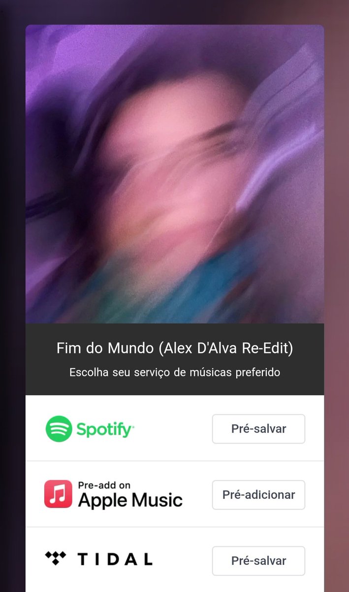 'FIM DO MUNDO' THE RE-EDIT BY <a href="/alex_dalva/">Alex D’Alva</a> 🌍🤍 THIS WEDNESDAY! PRE-SAVE HERE: ffm.to/dj3z5xe

#festivaldacanção #eurovision #fimdomundo #reedit #remix