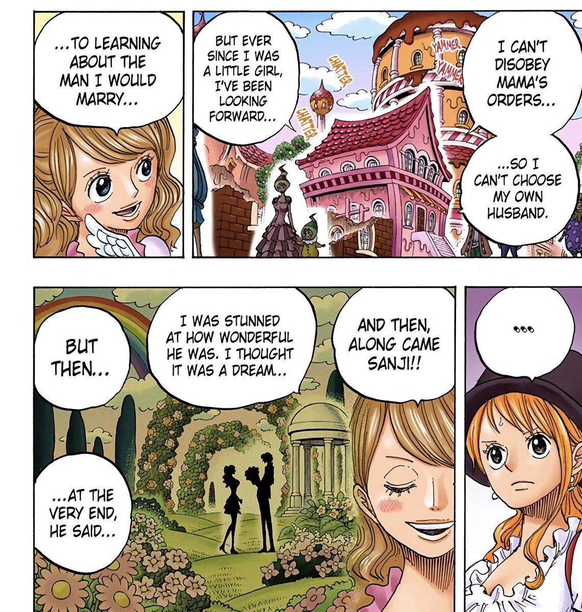 Hikaru; on Twitter "So I had another Sanji x Nami panel realization