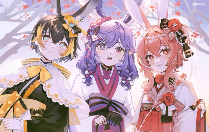 I like OBSYDIA a normal amount. A collection of some my works with the oshi trio!  