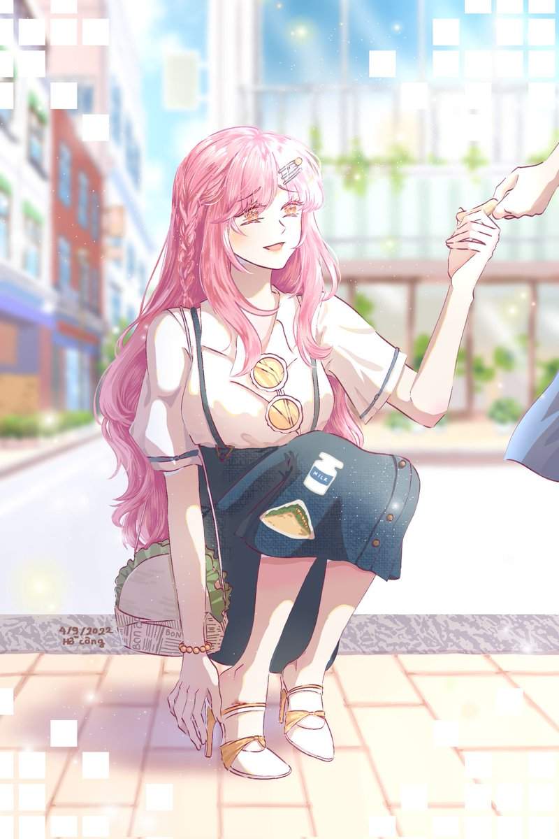 💕 #シャイニングニキ #シャイニングニキイラスト #Gaming #コーデ相談所 #シャイニキグッズ #FlowerySky  
Original: hocong111101