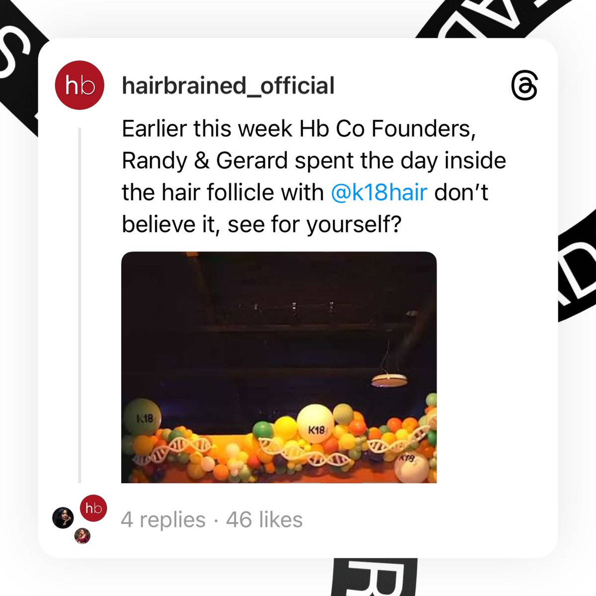 @hairbrained <a href="/k18hair/">k18hair</a> <a href="/HairbrainedME/">Hairbrained</a> #k18hair #LasVegas #cosmoprof2023