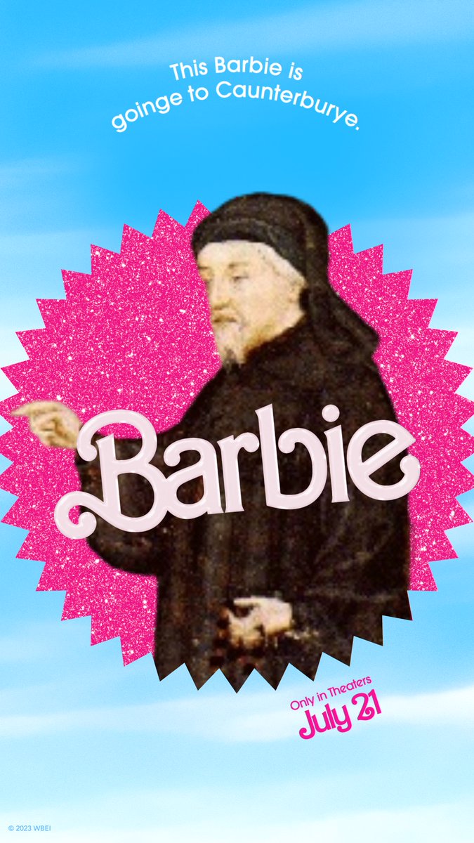 Thys Barbie ys goinge to Caunterburye